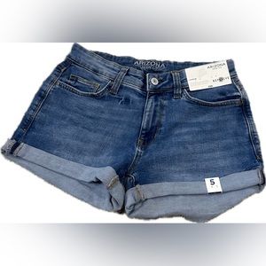 Arizona jeans shortie shorts.